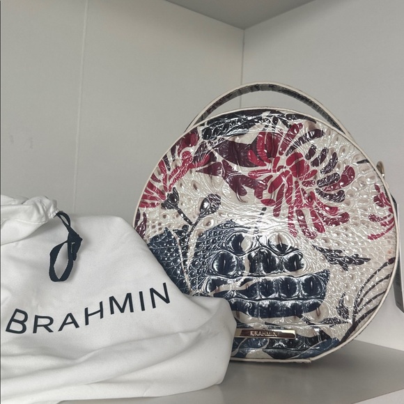 Brahmin NWT Lane Extravaganza Melbourne Crossbody Genuine Leather & Dust Bag - Picture 2 of 10